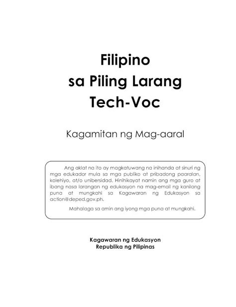 (PDF) Filipino sa Piling Larang Tech.